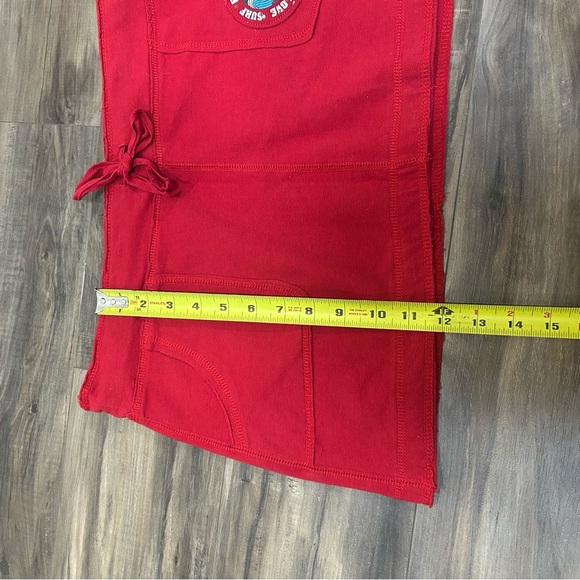 Y2K BONGO Red Mini Skirt with Patch - Picture 5 of 6